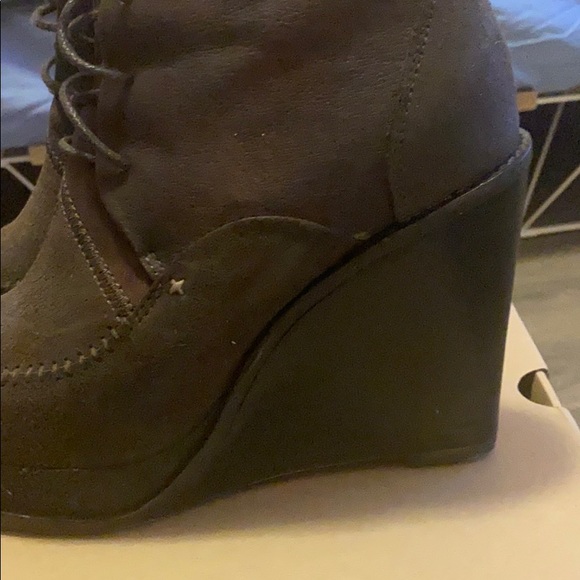 Rag & Bone Dolgan Ankle Boots Wedge Heels - Picture 3 of 6